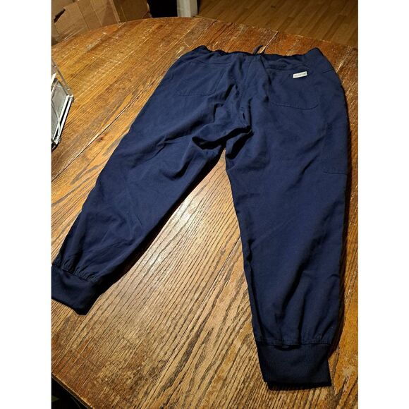 Med Couture Scrubs XL Blue Jogger Scrub Pants Drawstring Elastic Pockets 7710P - Picture 2 of 3